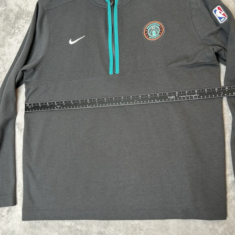 Nike Washington Wizards Half Zip Pullover Men's Sz XL Gray City‎ Edition Dri-Fit